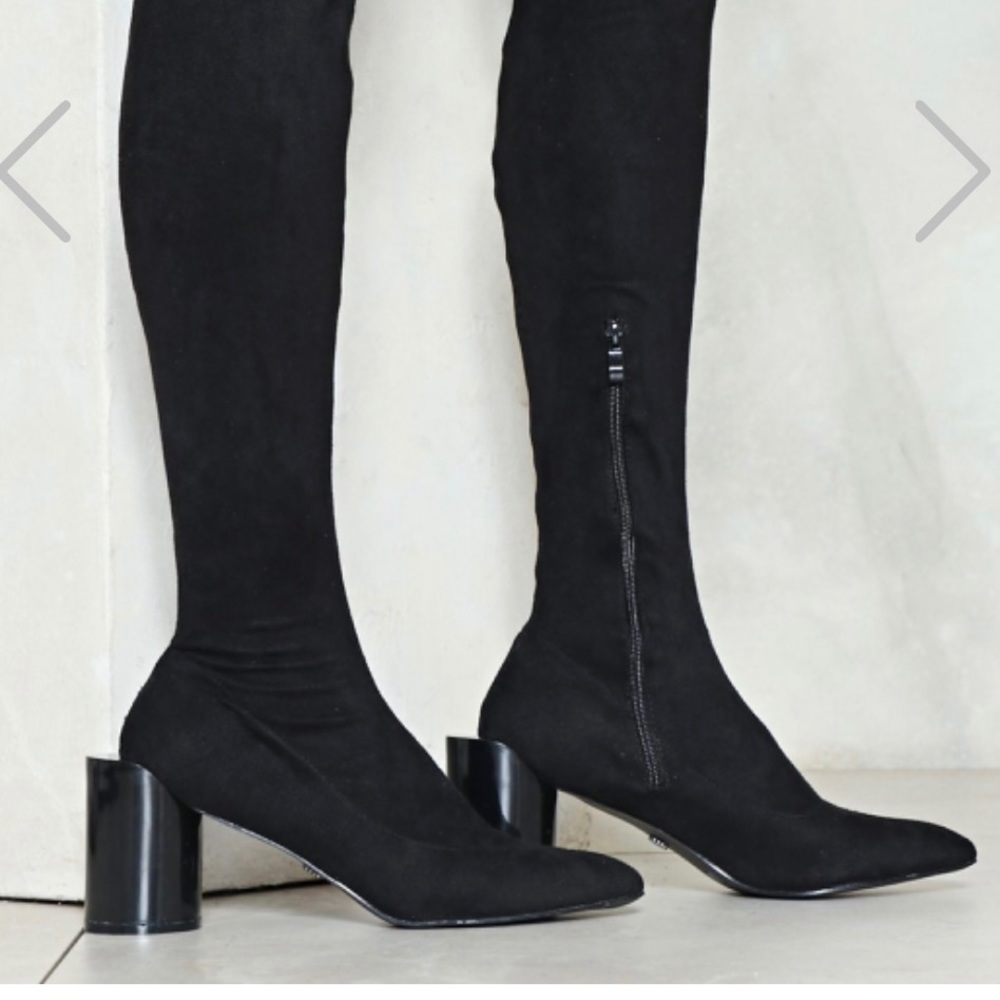 Nasty Gal Over the knee boot size 7